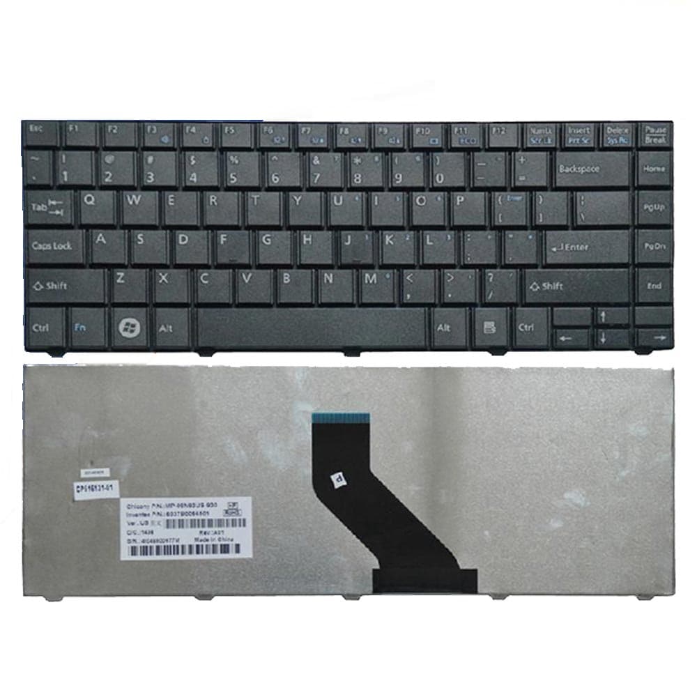 Bàn phím laptop Fujitsu Lifebook LH520, LH530, LH531 đen không phím số (RENEW, BH 6TH)