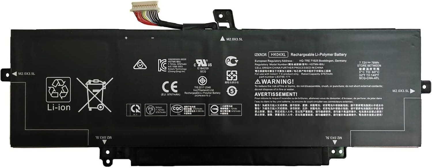 Pin laptop HP EliteBook x360 1040 G7 G8 1030 G7 G8 HK04XL 4 cell