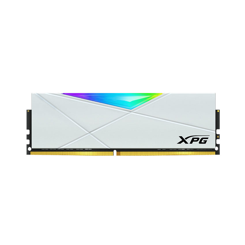 Ram PC Adata XPG Spectrix D50 RGB White 8GB (1x8GB) DDR4 3200Mhz (AX4U32008G16A-SW50) - Vietitpro.vn