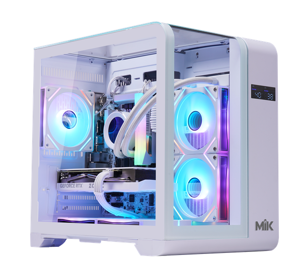 Vỏ máy tính MIK BARBATOS M WHITE