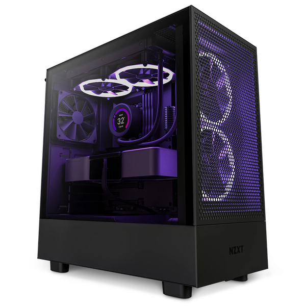 Vỏ máy tính NZXT H5 Flow Black (C-H51FB-01)