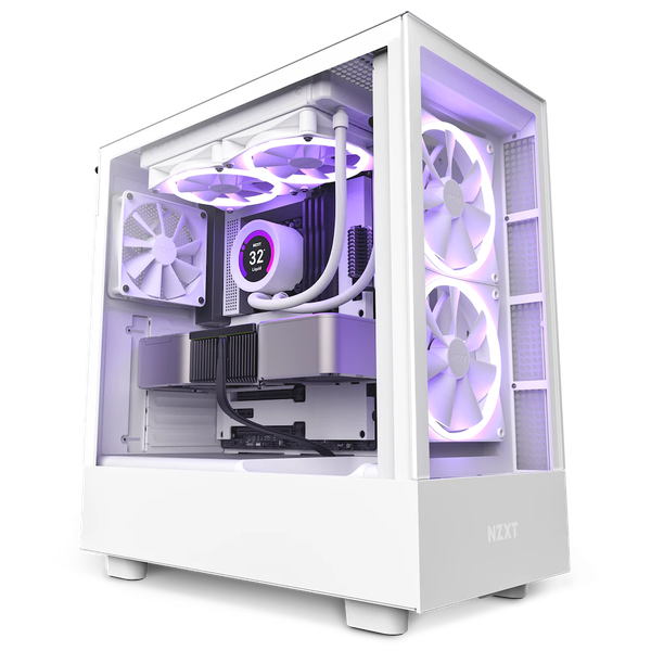 Vỏ máy tính NZXT H5 Elite White (CC-H51EW-01)