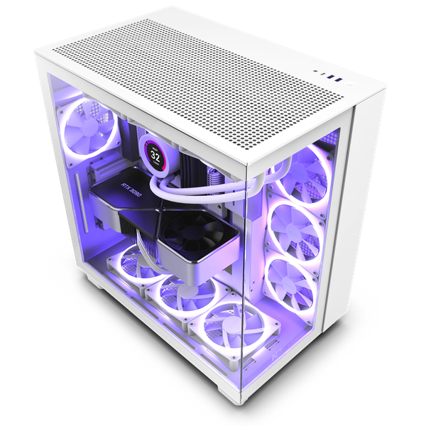 Vỏ máy tính NZXT H9 Flow White