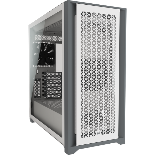 Vỏ máy tính Corsair 5000D Airflow TG White - (CC-9011211-WW)