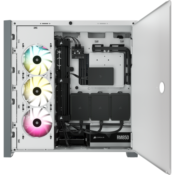 Vỏ máy tính Corsair 5000D Airflow TG White - (CC-9011211-WW)