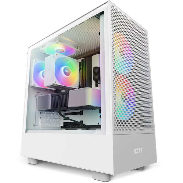 Vỏ máy tính NZXT H5 Flow White RGB (C-H51FW-R1)