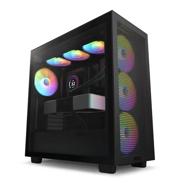 Vỏ máy tính NZXT H7 Flow Black RGB (CM-H71FB-R1)