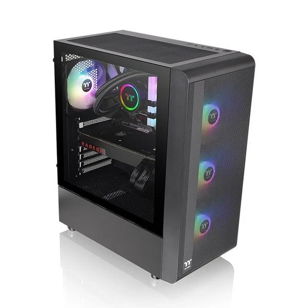 Vỏ máy tính Thermaltake S200 TG ARGB Black - Mid Tower