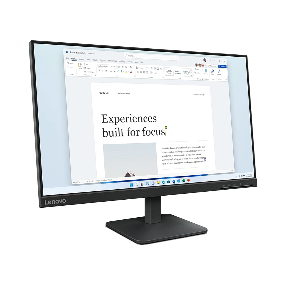 Màn hình Lenovo L24-4e 23.8 Inch IPS FHD 100Hz 68C2KAC1VN