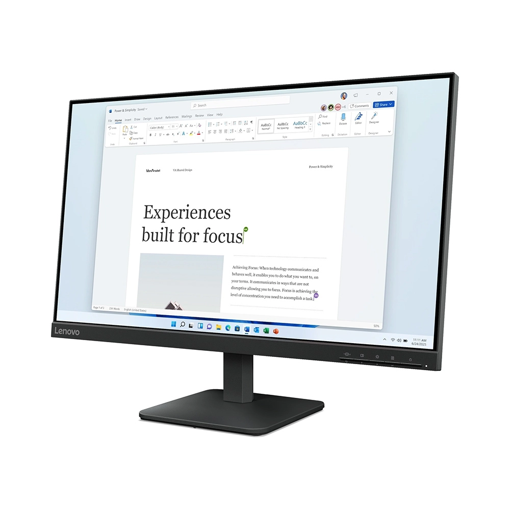 Màn hình Lenovo L24-4e 23.8 Inch IPS FHD 100Hz 68C2KAC1VN