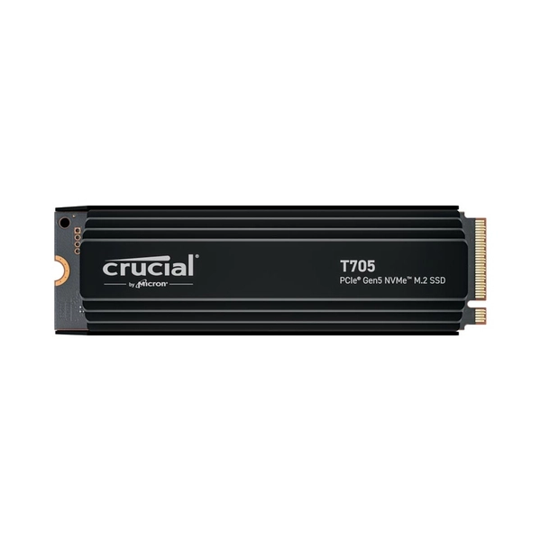 SSD Crucial 4TB T705 M.2 PCIe Gen5 x4 NVMe With Heatsink CT4000T705SSD5