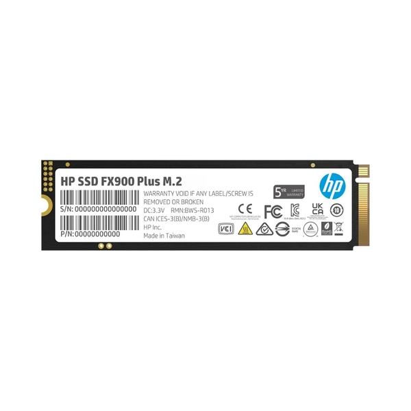 SSD HP FX900 Plus 512GB M.2 PCIe 4.0 x4 NVMe 7F616AA