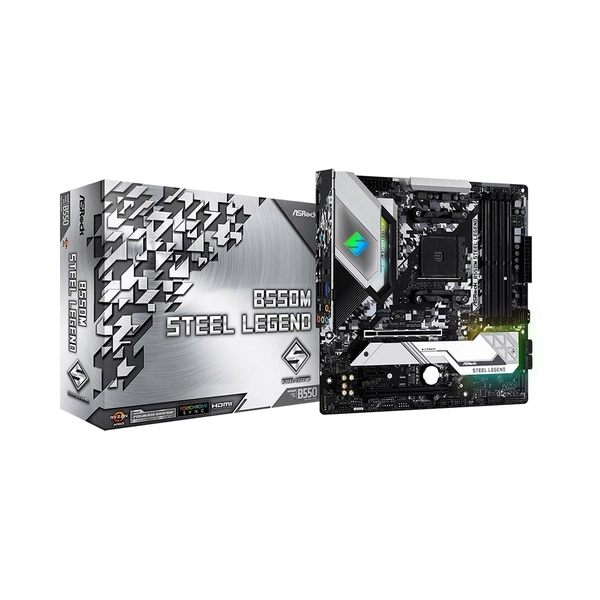 Mainboard PC ASRock B550M Steel Legend