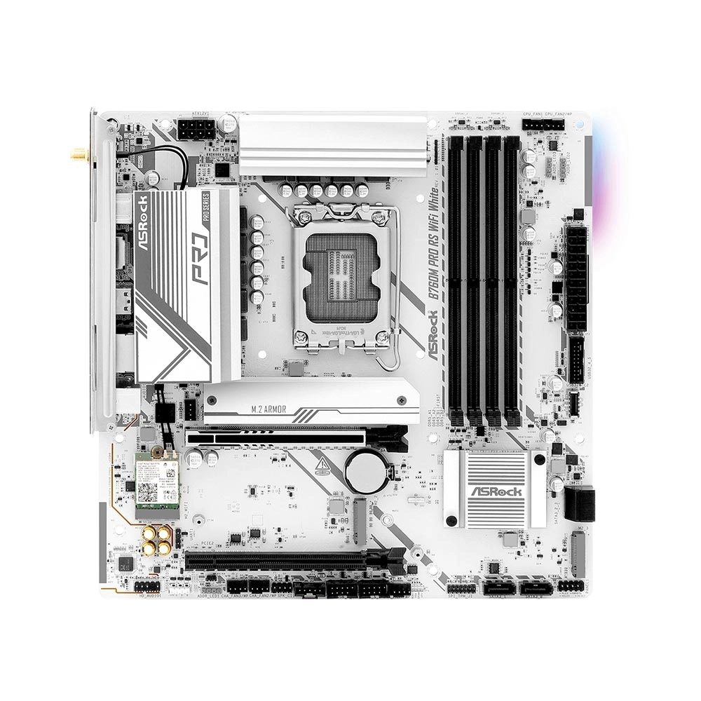 Mainboard PC ASRock B760M Pro RS WIFI White