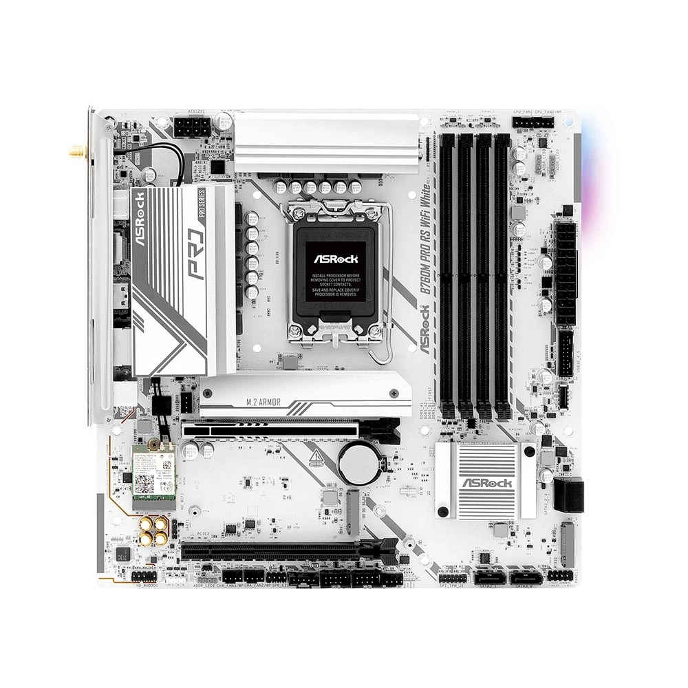 Mainboard PC ASRock B760M Pro RS WIFI White