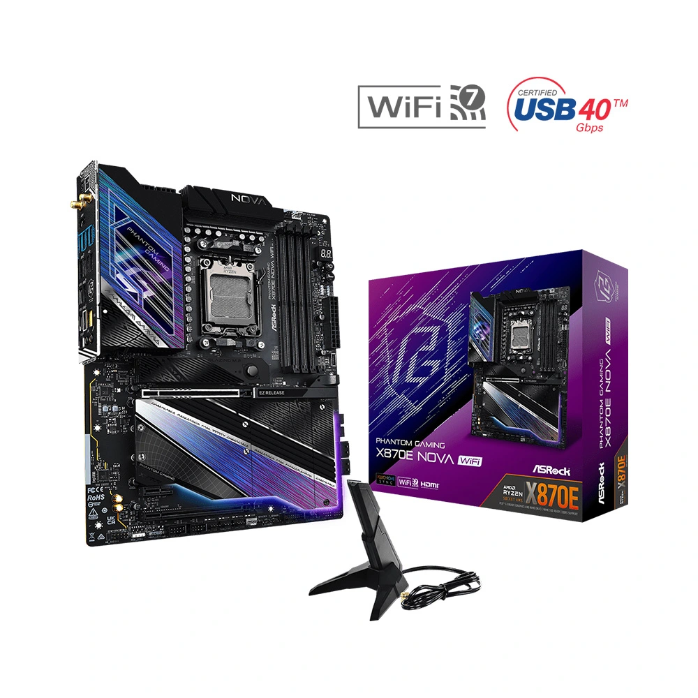 Mainboard PC ASRock X870E NOVA WIFI