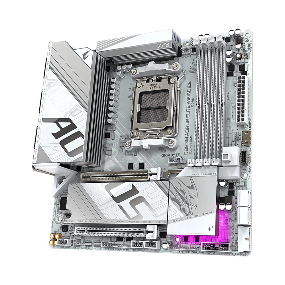 Mainboard PC Gigabyte B850M AORUS ELITE WIFI6E ICE