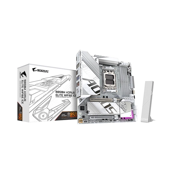 Mainboard PC Gigabyte B850M AORUS ELITE WIFI6E ICE