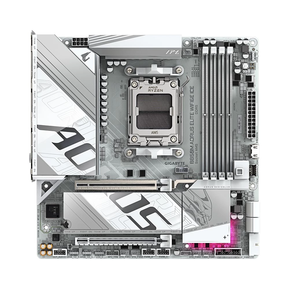 Mainboard PC Gigabyte B850M AORUS ELITE WIFI6E ICE