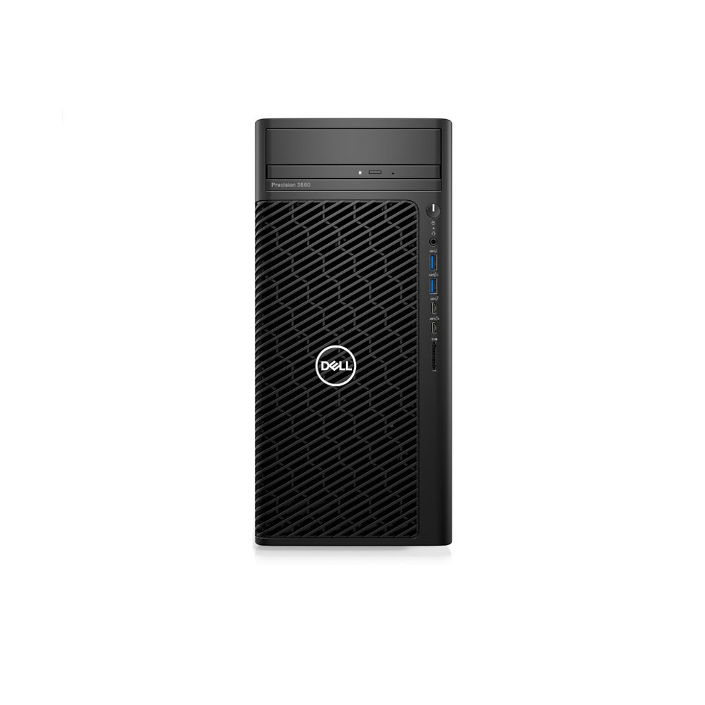 Máy tính trạm Dell Precision 3660 Tower 71016911 (Intel Core i7-13700K | 16GB | 256GB SSD | 1TB | DVDWR | NVIDIA RTX A2000 | KB, M | 500W PSU | Ubuntu | 3Y WTY)