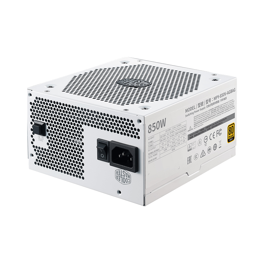 Nguồn máy tính Cooler Master 850W V Gold V2 White   (80 Plus Gold/Màu Trắng)