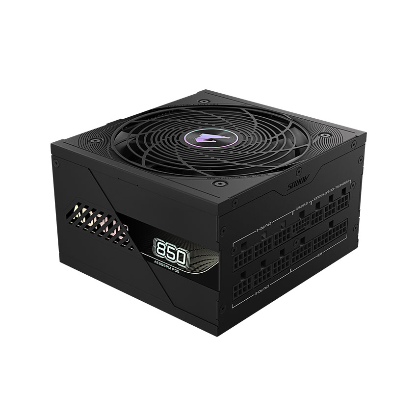 Nguồn GIGABYTE AORUS GP-AE850PM PG5 850W (80 plus Platinum/Màu Đen)