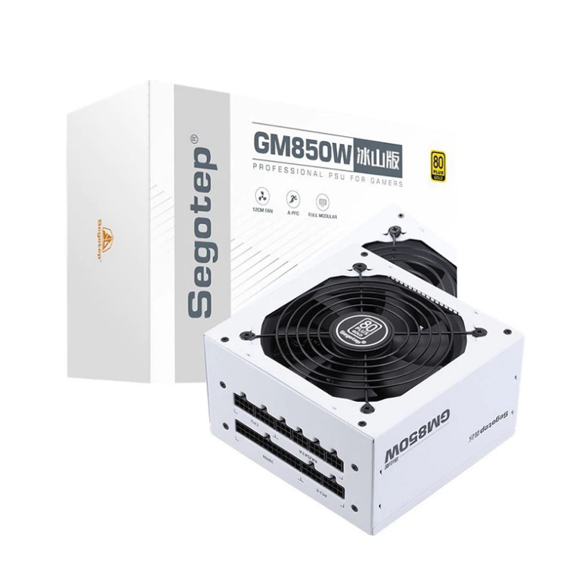 Nguồn SEGOTEP PM850W (SG-950) White ( 80 PLUS PLATINUM/PCIE 5.1/ATX 3.1 )