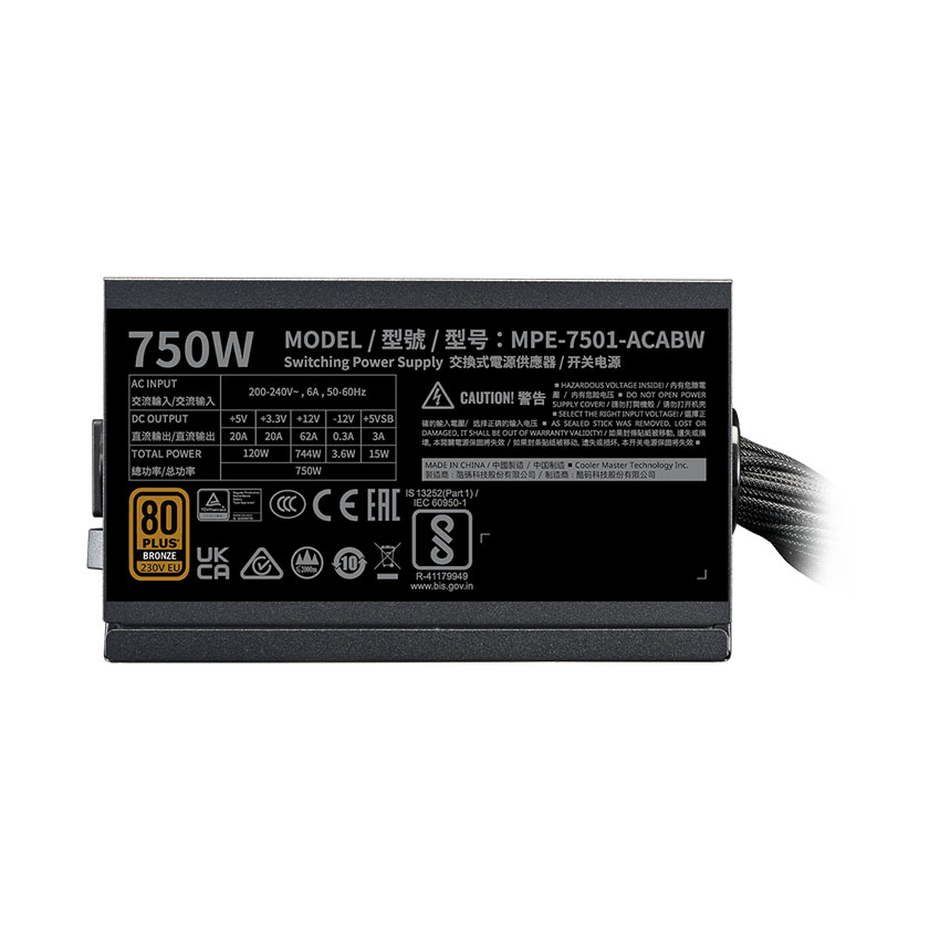 Nguồn máy tính MSI MAG A500N-H 500W