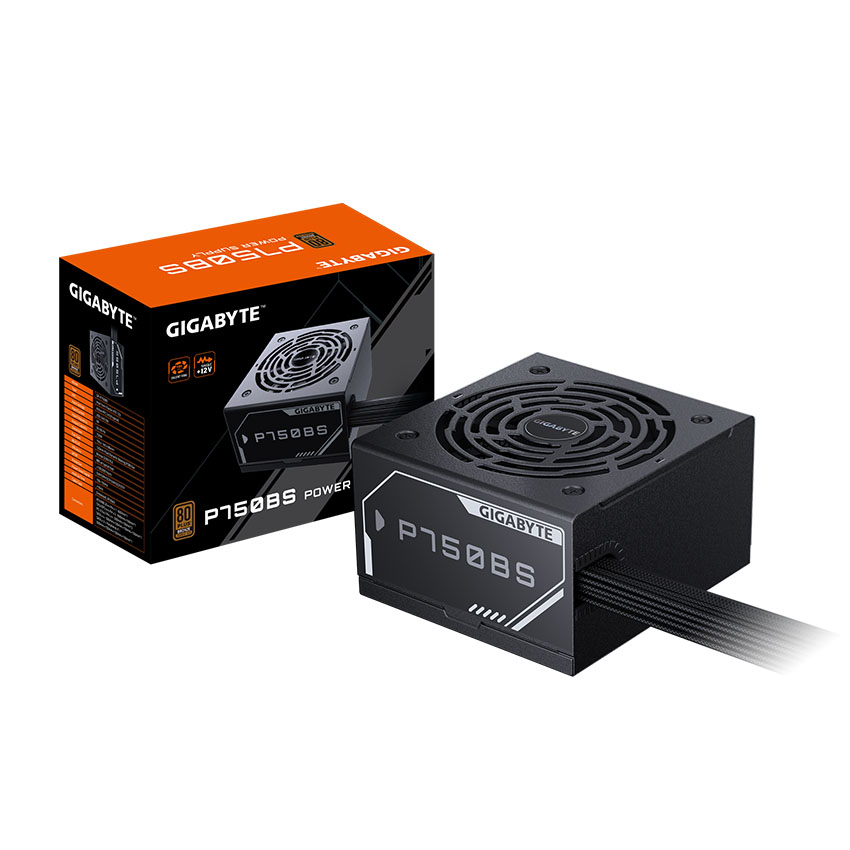 Nguồn máy tính GIGABYTE P750BS 750W (80 Plus Bronze/Màu Đen)
