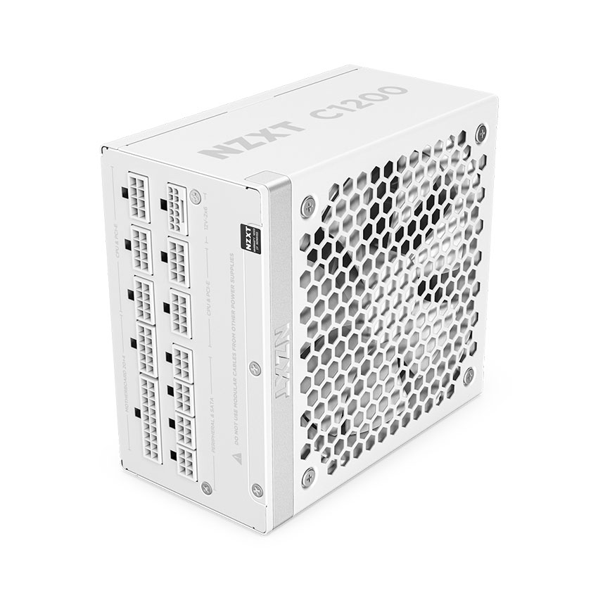Nguồn máy tính NZXT C1200 Gold ATX 3.1 White-1200W (PA-2G2BW-EU)
