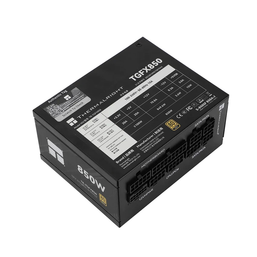Nguồn THERMALRIGHT TR-SGFX 850 - 850W (80Plus Gold/Màu đen/SFX)