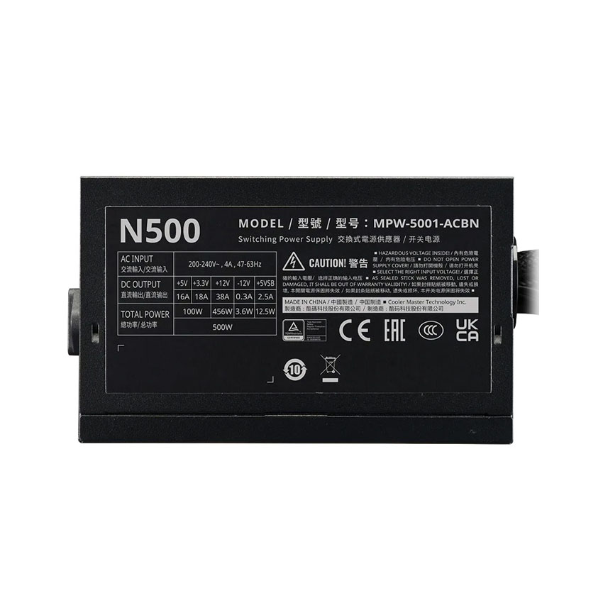 Nguồn máy tính Cooler Master Elite NEX N500 230V - 500W (APFC)