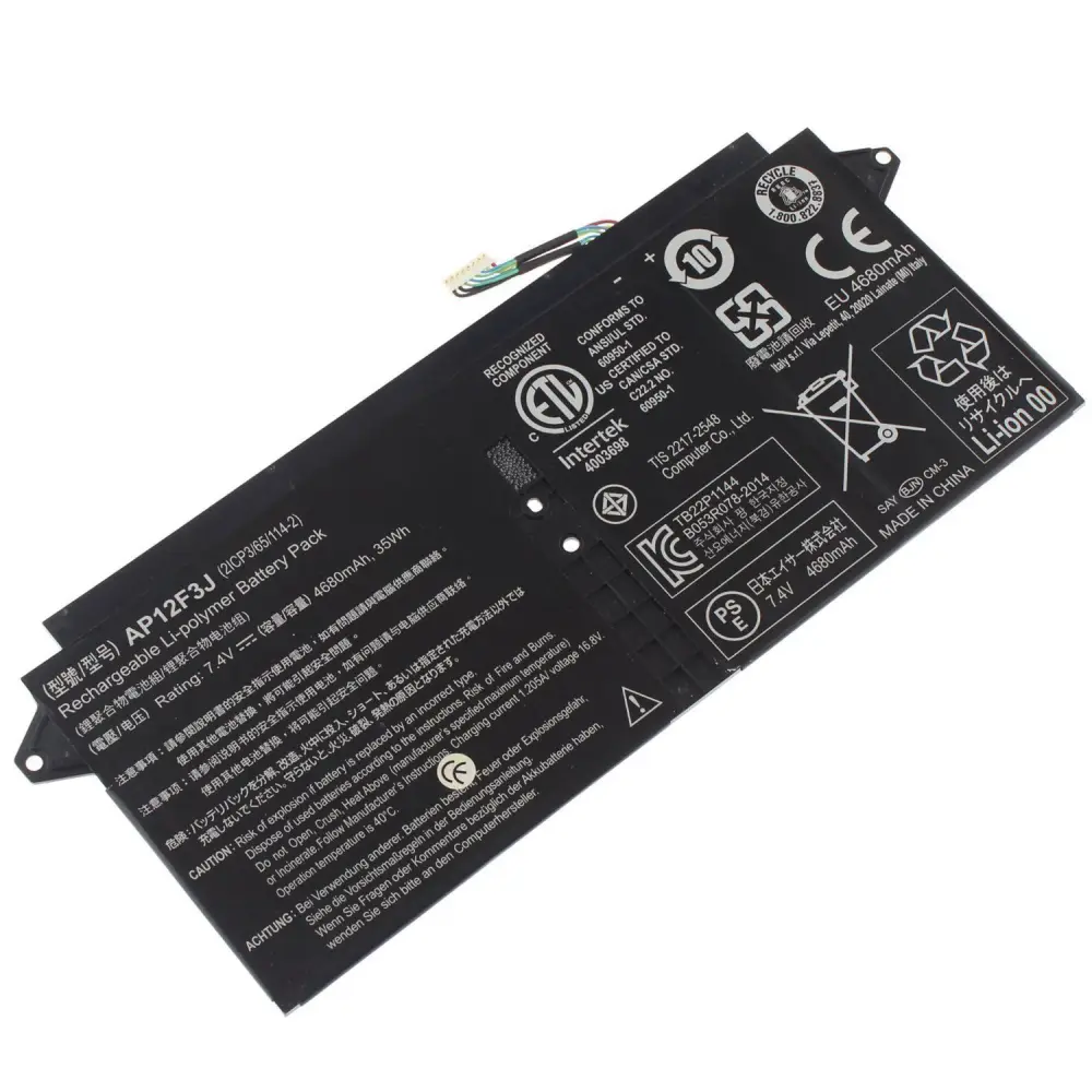 Pin acer aspire s7-391 ap12f3j (zin) – 4 cell -aspire s7 s7-391, ap12f3j