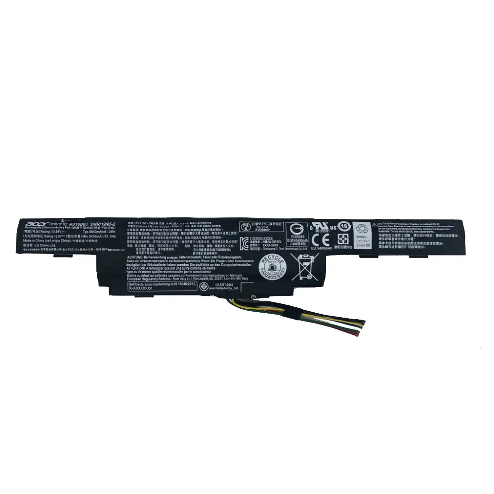 Pin acer e5-575g as16b5j (zin) – 4 cell -aspire e15 e5-523g, e5-533g, e5-774g, f5-573g, travelmate p259 p259-m p259-g2-m, as16b5j as16b8j