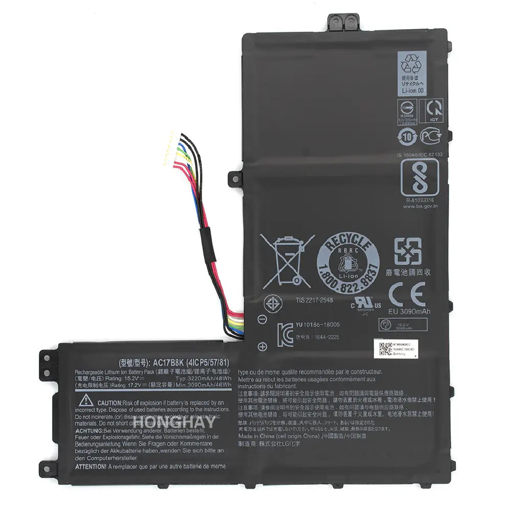 Pin acer sf315-52 ac17b8k (zin) – 4 cell -acer swift 3 sf315-52g, sf315-52g-51hv, sf315-52g-55ew, ac17b8k