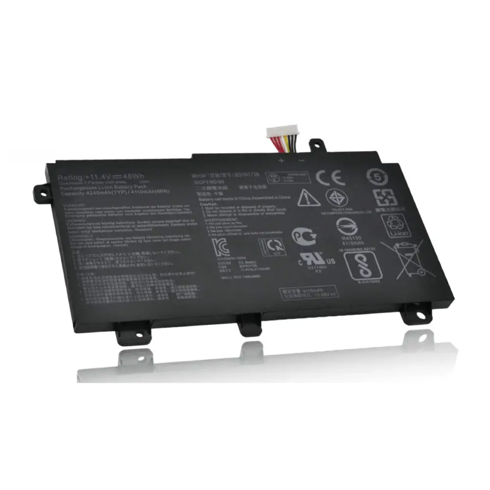 Pin Asus Fx504 B31n1726 (Type B) Cáp Ngang Dài (Zin) – 3 Cell -Gaming Tuf Fx505 Fx506 Fx80 Fx86 Tuf565 Tuf554