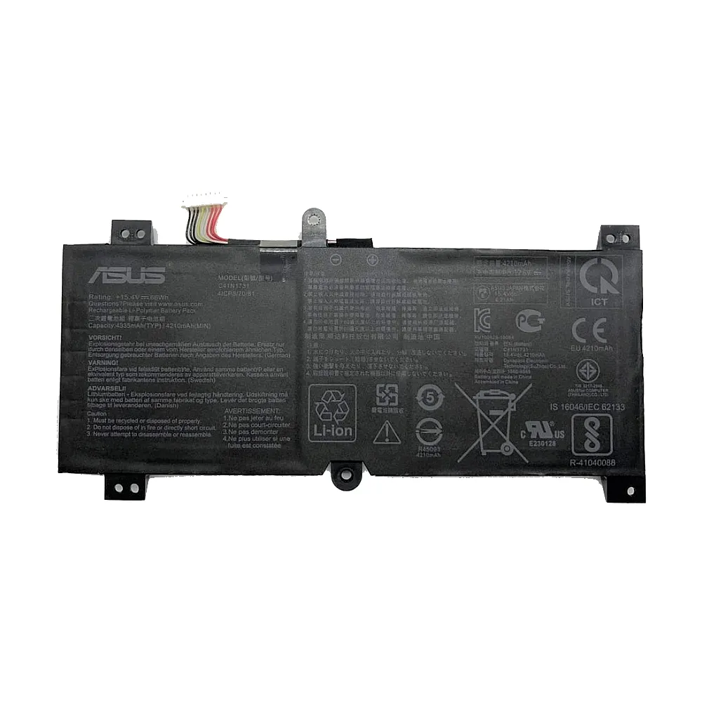 Pin asus gl704 c41n1731-2 (type c) 3 pát ốc dài (zin) – 4 cell