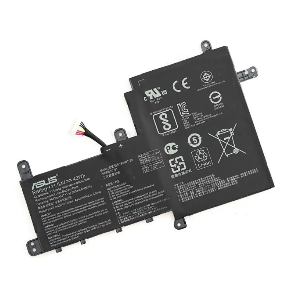 Pin asus s530u (zin) – 3 cell -vivobook s15 s530 s530ua s530un x530fn, b31n1729