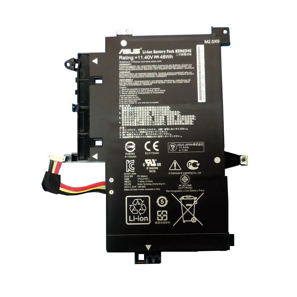 Pin asus tp500 (zin) – 6 cell -transformer book flip tp500ln-0051a4510u b31n1345