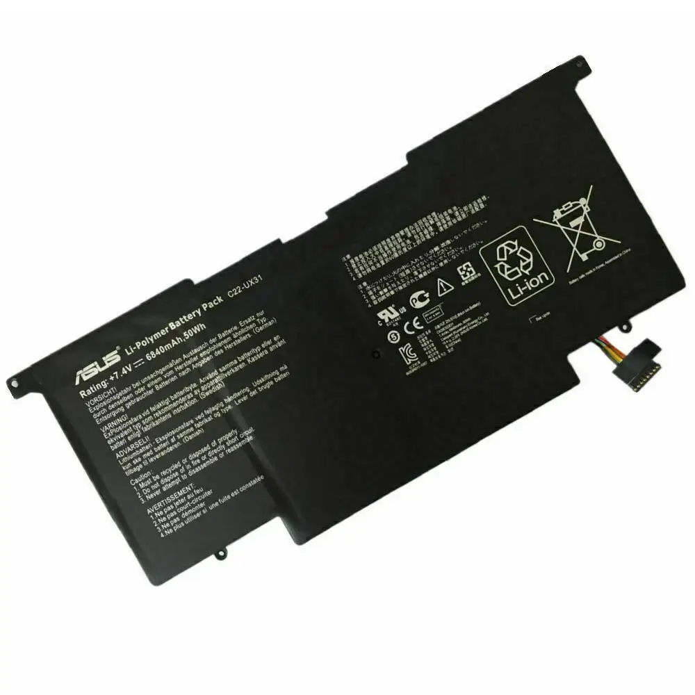 Pin asus ux31a (zin) – 4 cell -zenbook ux31 ux31a ux31e, c22-ux31