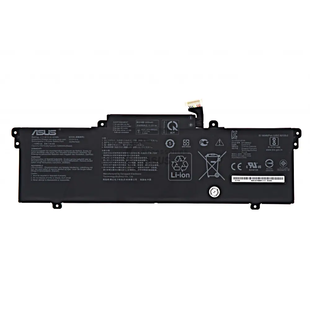 Pin asus ux435 (zin) – 3 cell – zenbook 14 ux435 ux435e ux435ea ux435eg ux435u ux425ug um425qa, c31n1914