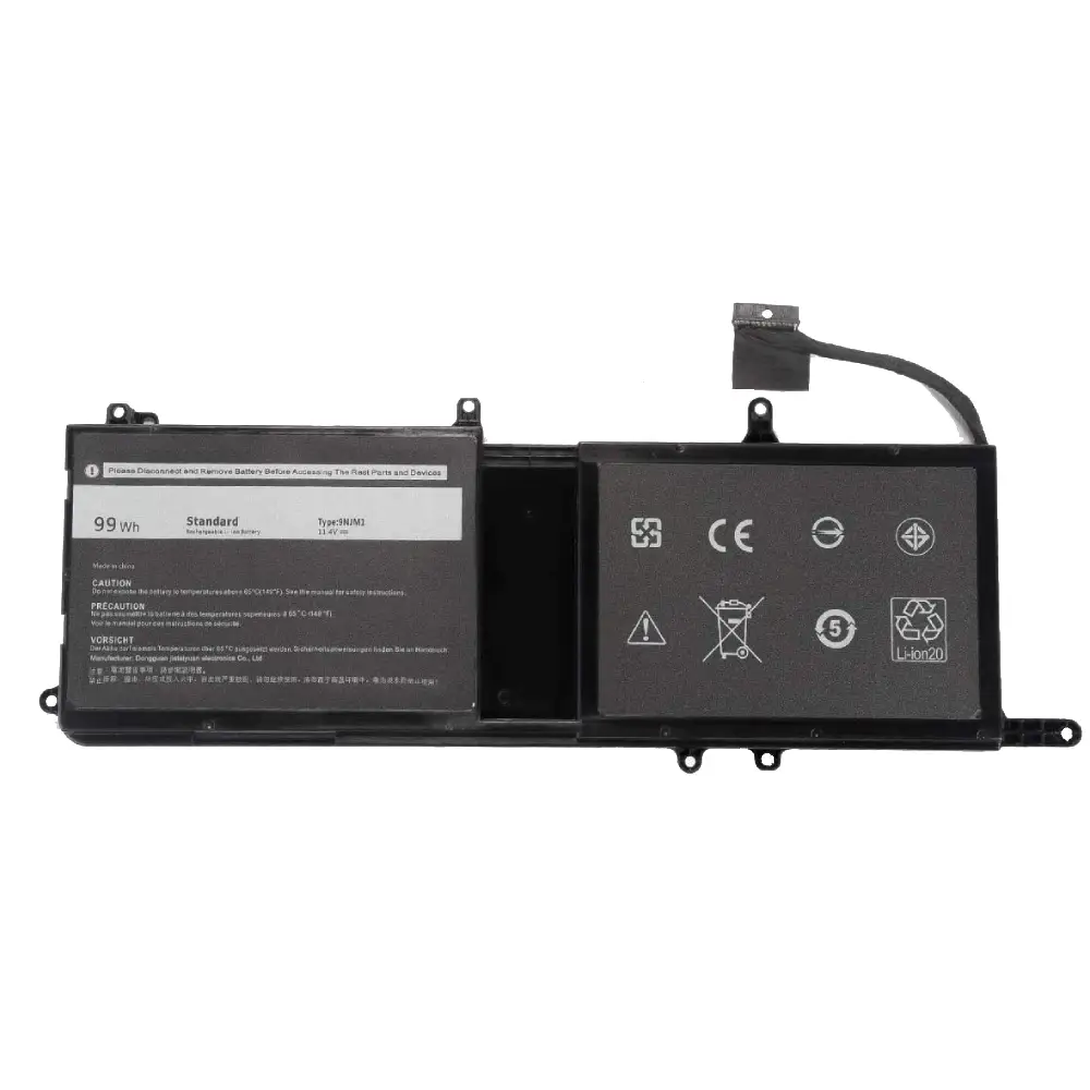 Pin dell alienware 15 r3 r4, alienware 17 r4, 44t2r hf25d 9njm1 (zin) – 4 cell