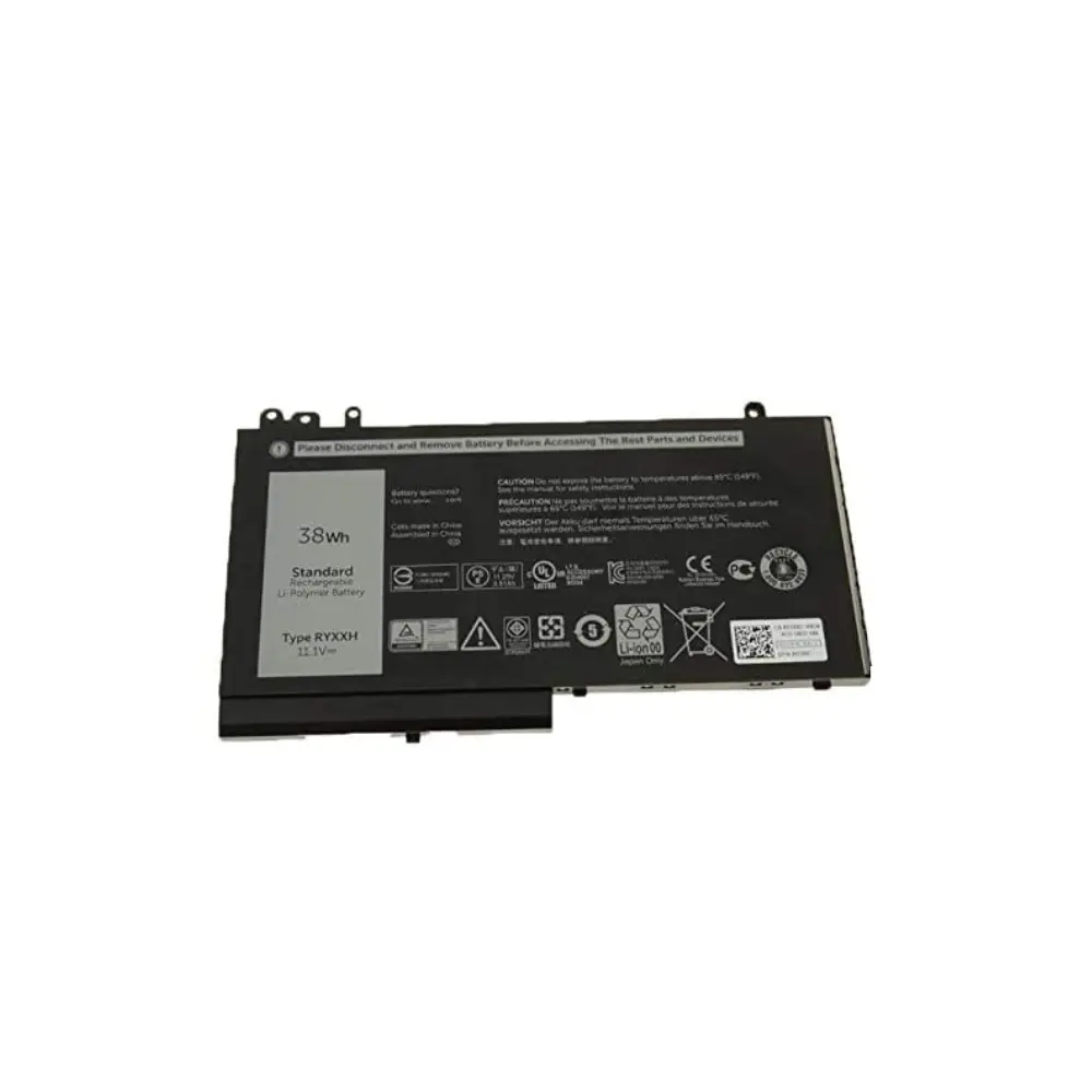 Pin Dell Latitude E5250, RYXXH E5250 RYXXH ngắn 38WH (Zin) – 3 CELL