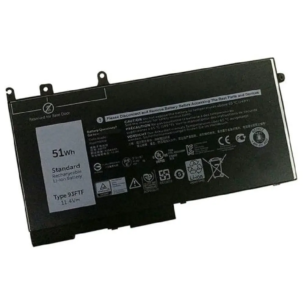 pin dell latitude 5280 5290 ngắn 51wh (zin) – 3 cell *ko kén wh* 93ftf d4cmt 083xpc 4yfvg 93ftf