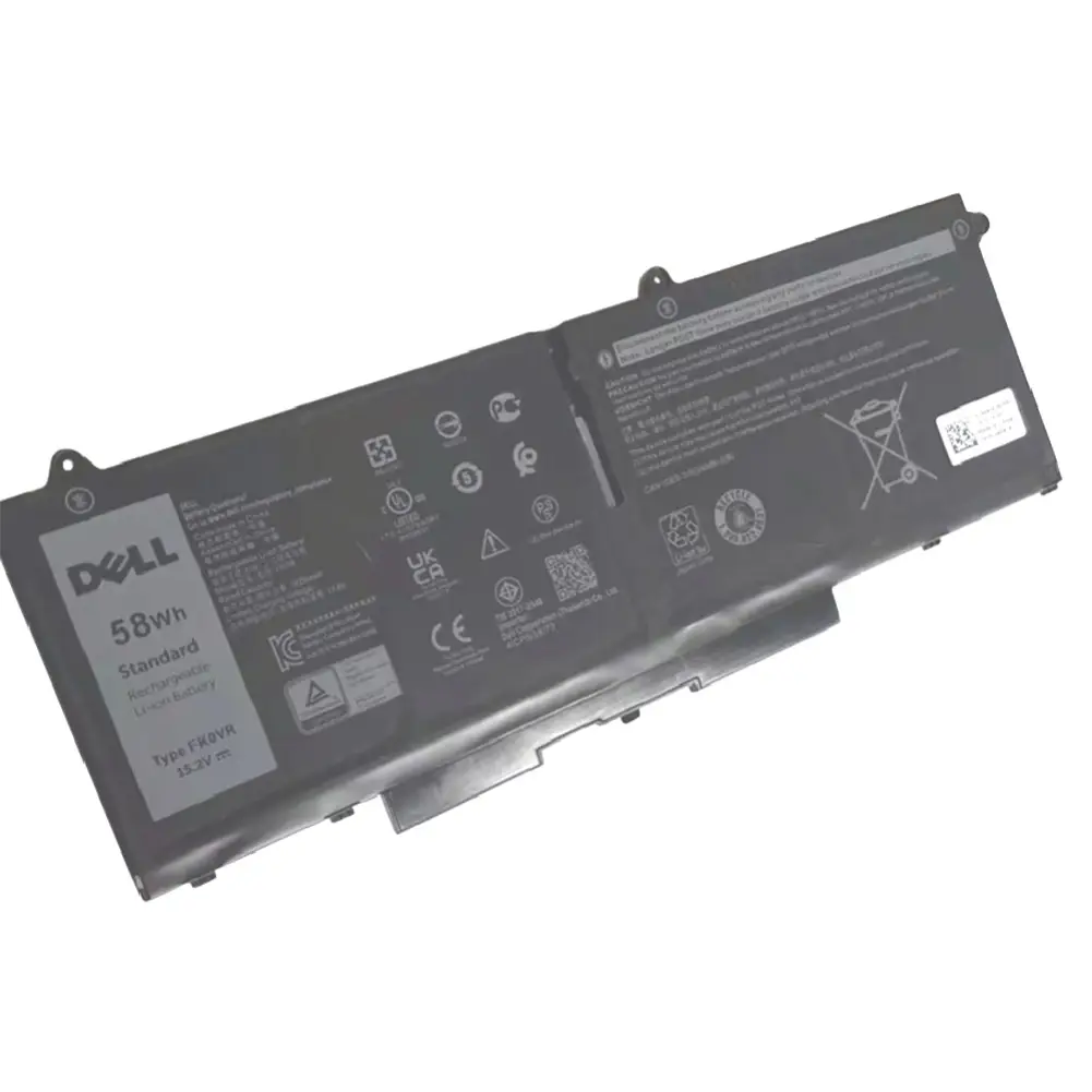 Pin dùng cho dell latitude 7330 58wh (zin) – 4 cell *ko kén wh* -dell latitude 7430 7530, latitude 5330 5430 (gen 12), fk0vr 07krv