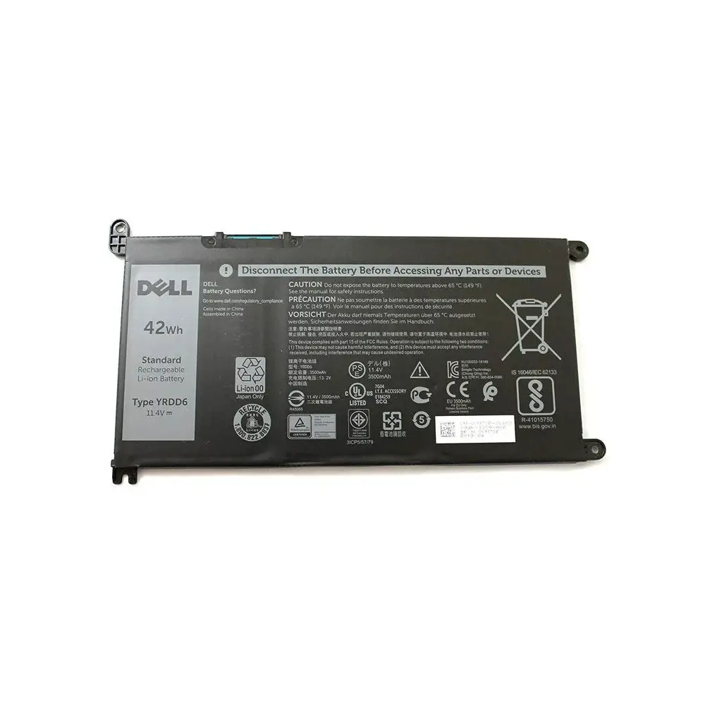 PIN DELL Latitude 3190 3310 3400 3500, YRDD6 VOSTRO 5481 42WH YRDD6 (ZIN) – 3 CELL