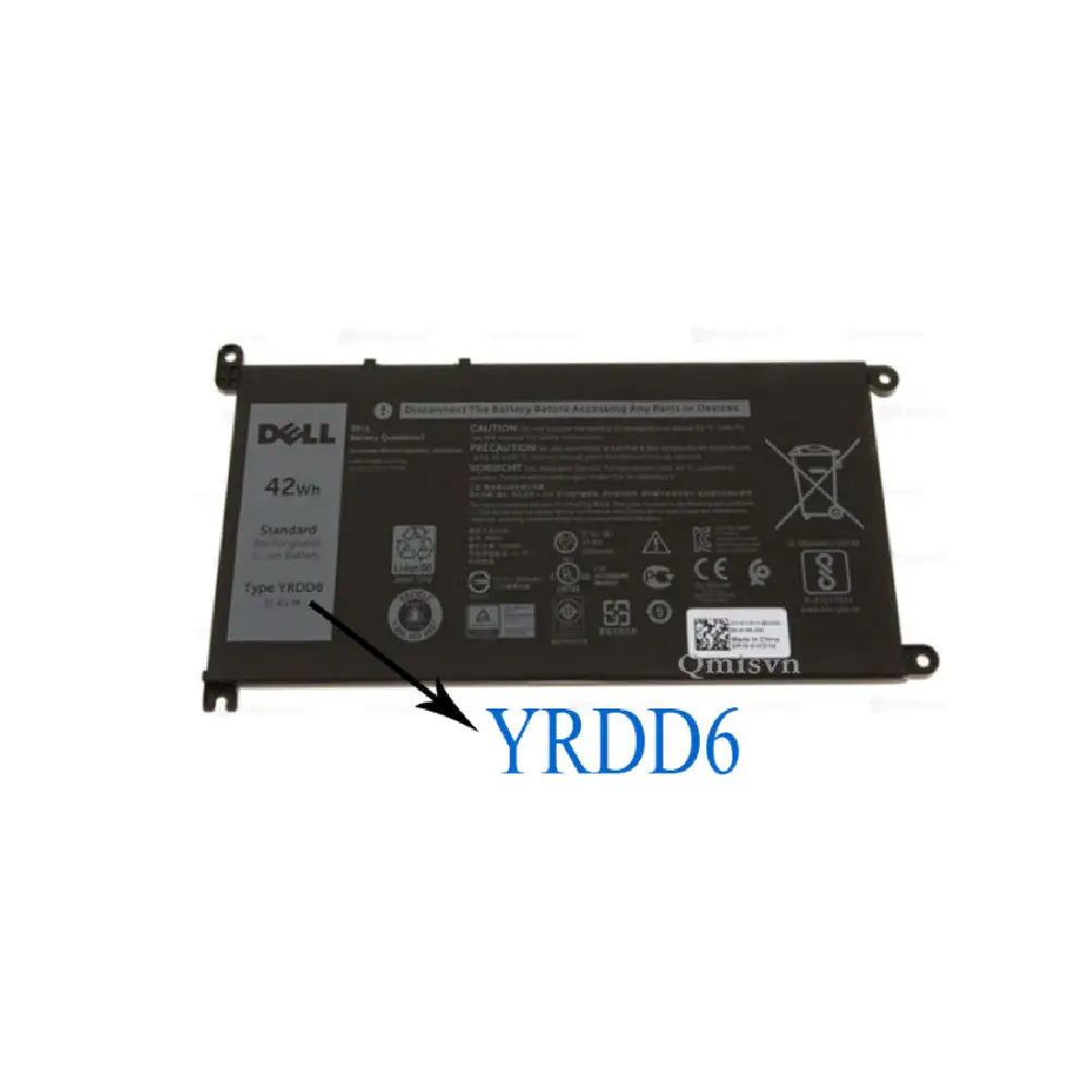 PIN DELL Vostro 14 3480 YRDD6 (ZIN) – 3 CELL
