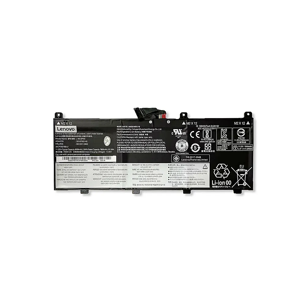 Pin lenovo p53 – 6 cell -lenovo thinkpad p53 (20qn 20qq), l18c6p90 l18m6p90 02dl028, 02dl029 sb10k97664, sb10k97665
