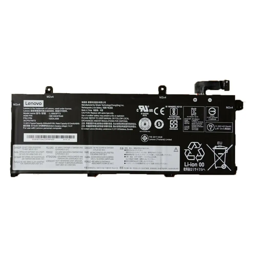 Pin lenovo t490 – 3 cell