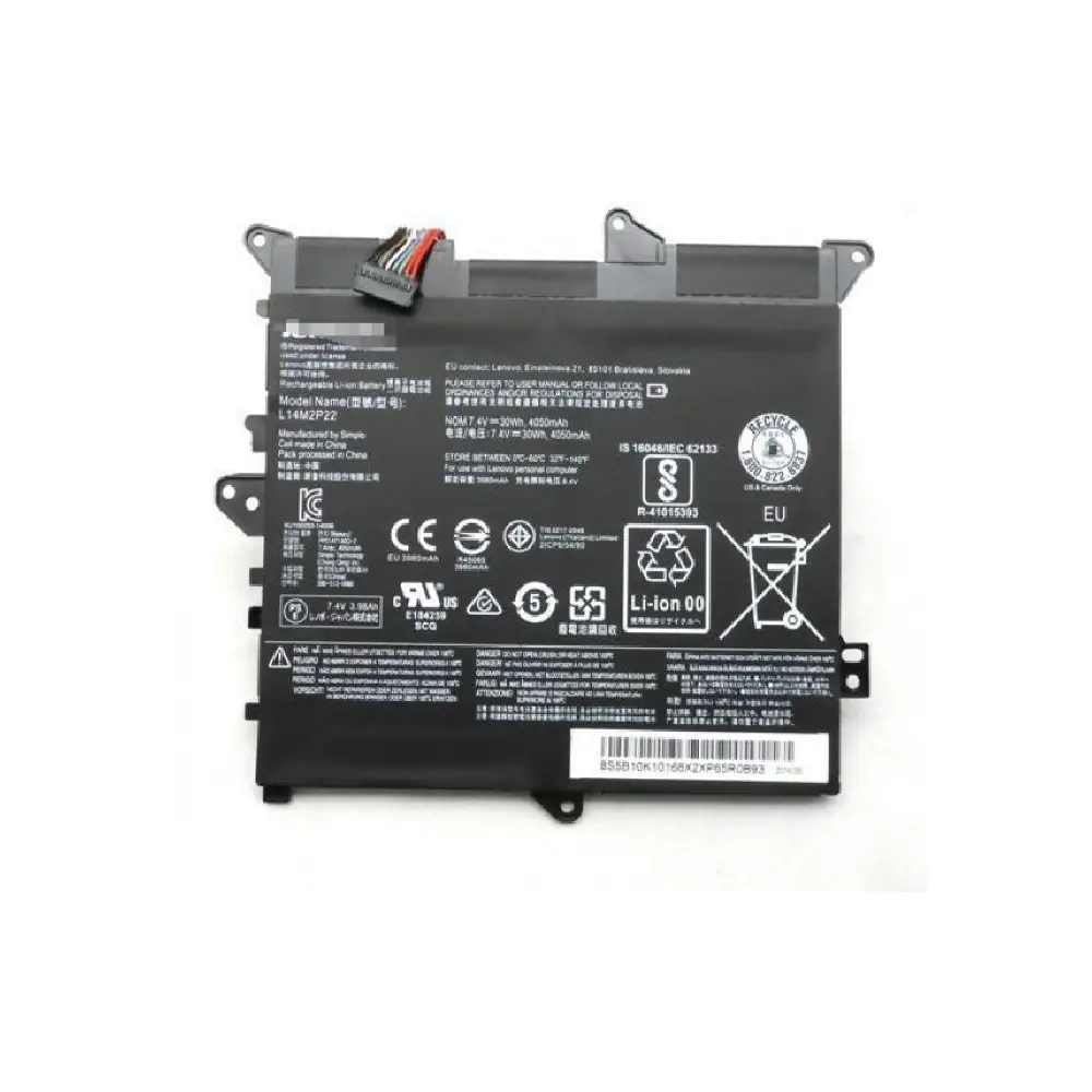 Pin lenovo yoga 300-11iby – 2 cell -yoga 300-11ibr, 300-11iby, ideapad 300-11ibr, flex 3 1120, l14s2p21 l14m2p22 l14s2p21